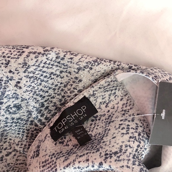 Top Shop Snakeskin Mini Dress - Picture 5 of 5